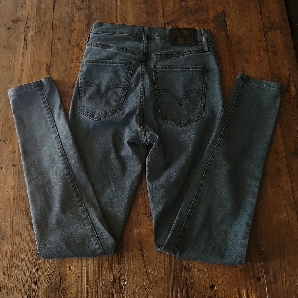 Levi's Mile High Super Skinny Filiforme Altitude Sz26 - Picture 10 of 11